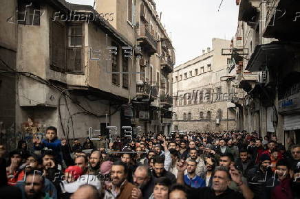 Protests erupt in Syria over Christmas tree burning