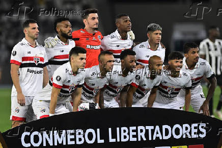 Partida entre BOTAFOGO X SO PAULO pela Copa Libertadores da Amrica