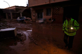 Aftermath of floods in Utiel