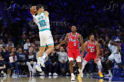 NBA: Charlotte Hornets at Philadelphia 76ers