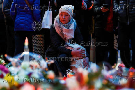 Aftermath of Christmas market attack, in Magdeburg