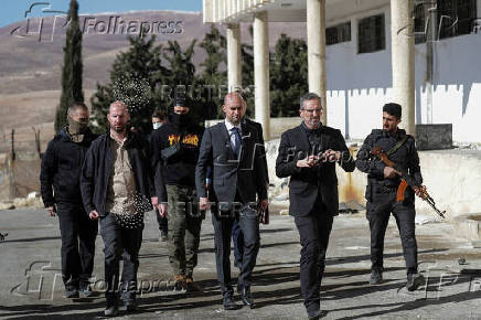 French Foreign Minister Jean-Noel Barrot visits Sednaya prison