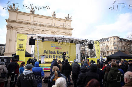 FDP leader and former German Finance Minister Lindner attends an election campaign rally, in Potsdam