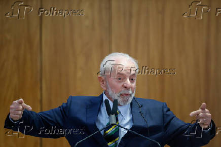 Presidente Lula recebe Emmanuel Macron no Palacio do Planalto