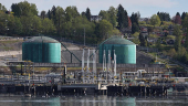 Westridge Marine Terminal, the terminus of the Trans Mountain pipeline expansion project in Burnaby