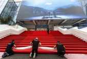 Preparations - Opening Ceremony - 77th Cannes Film Festival