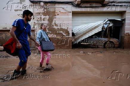 Aftermath of floods in Spain