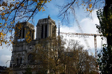 The Notre-Dame de Paris cathedral before its reopening