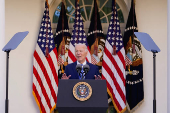 U.S. President Joe Biden delivers remarks at the White House