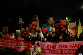 Protest march in support of the hostages kidnapped during the deadly October 7, 2023 attack by Hamas, in Jerusalem