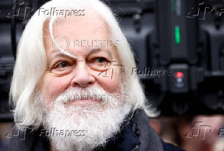 Anti-whaling environmental activist Paul Watson attends a press conference in Paris