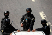 Opposition supporters gather ahead of President Maduro inauguration, in Caracas