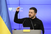 Ukrainian President Volodymyr Zelensky visits Warsaw