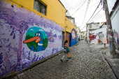 Grafite na Lapa no Rio de Janeiro