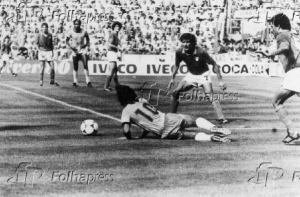 Zico - Seleo Brasileira x Seleo da Itlia - Copa do Mundo de 1982