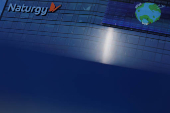 The logo of Spanish energy company 