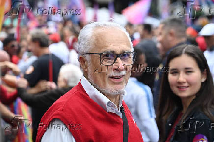 Caminyada com Boulos, Marta e Lula na Av. Paulista