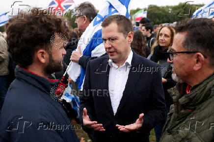 Memorial event for victims of October 7 attack on Israel, in London