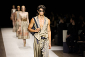 Giorgio Armani Spring Summer 2025 collection in New York