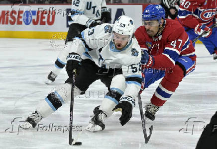 NHL: Utah at Montreal Canadiens