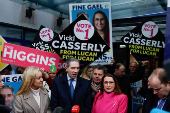 Ireland's Taoiseach Simon Harris wraps up election campaign