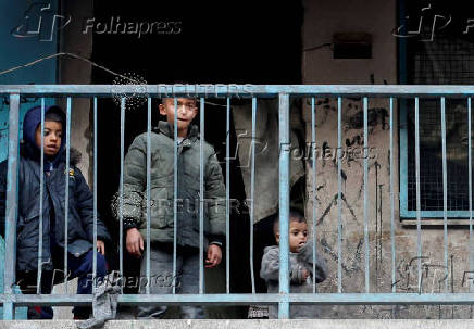 Aftermath of Israeli strikes in Khan Younis