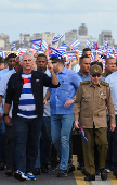 Cuba stages protest against 