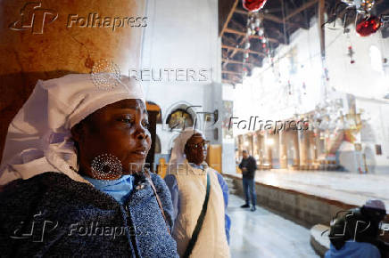 The Church of the Nativity ahead of the arrival of The Latin Patriarch of Jerusalem, Pierbattista Pizzaballa, in Bethlehem