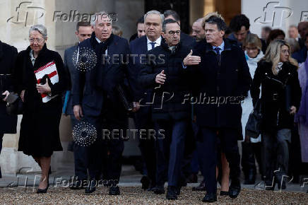 First weekly cabinet meeting of the year of the new French government in Paris