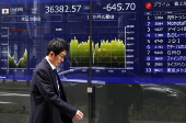 Tokyo stock index plunge following US economy concerns