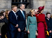 Spanish royal couple makes state visit to Netherlands
