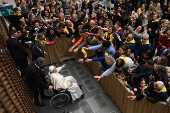 Pope Francis' audience with pilgrims from the Dioceses of Cesena-Sarsina, Savona and Imola
