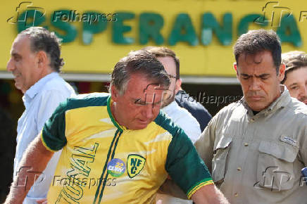 SAO JOSE DOS CAMPOS, SP, 01.10.2024-BOLSONARO PARTICIPA EM ATO DE CAMPANHA ELEITORAL