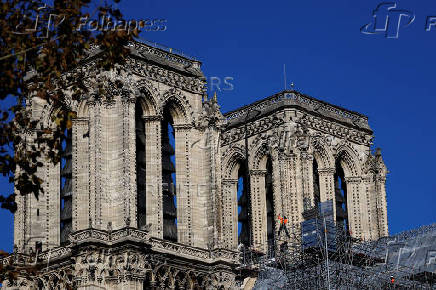 The Notre-Dame de Paris cathedral before its reopening