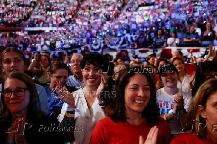 Democratic presidential nominee and U.S. VP Harris campaigns in Madison, Wisconsin