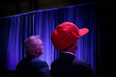 FILE PHOTO: The Wider Image - Behind the curtains: scenes from the US election