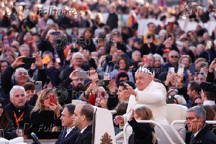 Pope Francis holds weekly audience