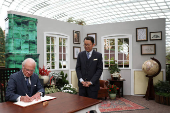 Sweden's King Carl XVI Gustaf visits Singapore