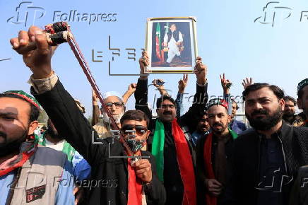 Pakistan's opposition PTI party protests for the release of former PM Khan