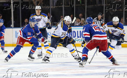 NHL: St. Louis Blues at New York Rangers