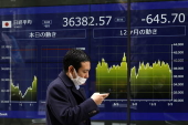 Tokyo stock index plunge following US economy concerns