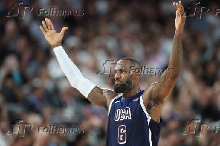 Partida entre Brasil e EUA pelo basquete masculino dos Jogos