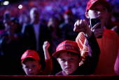 Republican presidential nominee and former U.S. President Donald Trump campaigns in Henderson