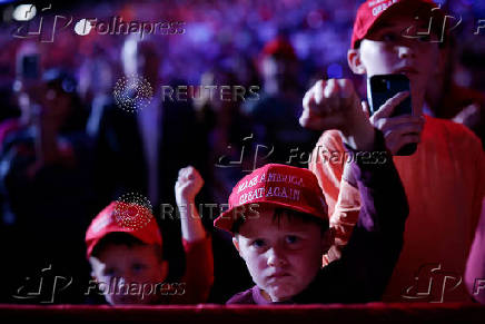 Republican presidential nominee and former U.S. President Donald Trump campaigns in Henderson