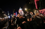 The annual NYC Halloween Parade in New York City