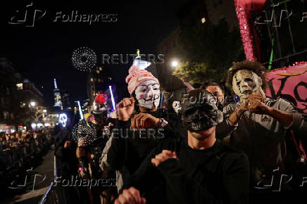 The annual NYC Halloween Parade in New York City