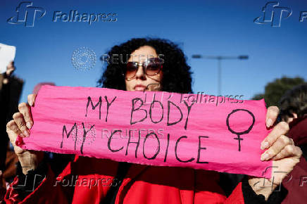 Protest ahead of the International Day for the Elimination of Violence against Women in Rome