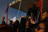 Protest to mark the International Day for the Elimination of Violence against Women in Ciudad Juarez