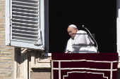 Pope Francis' Angelus prayer in Vatican