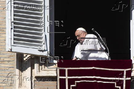 Pope Francis' Angelus prayer in Vatican